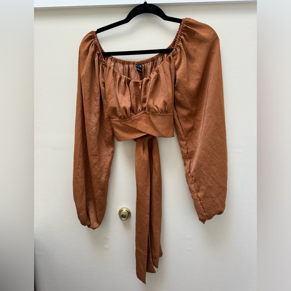 Windsor long sleeved crop top